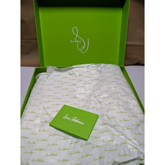 Sam Edelman Women's Winnie Block-Heel Booties Ivory Leather Size 6.5 MNew in box - Picture 7 of 8